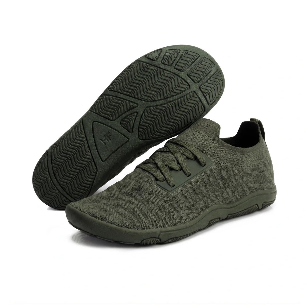 Hike Footwear Comforto Max Green Wool Knit Barefoot Shoes Women Size 9 EU 40